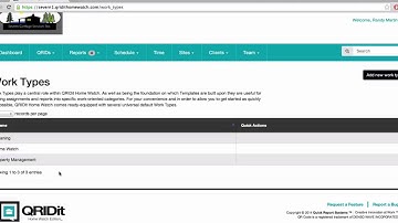 QRIDit Home Watch Tutorial - Part 2 - Welcome Menu