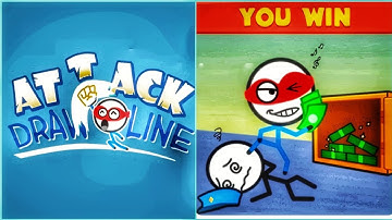 attack draw line level 1-15 #arqaders