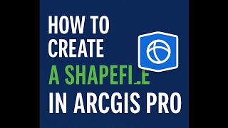 How to create a shapefile in ArcGIS Pro #gis #arcgistutorial