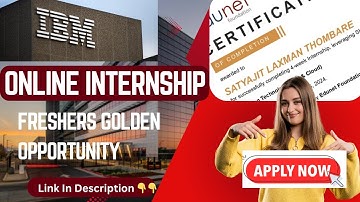 Internship for college students | IBM AI Internship | Apply Now