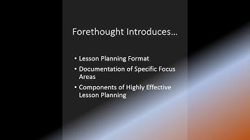 Video 1 Purpose   Brief Introduction of Eduphoria Forethought