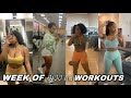 FULL WEEK OF WORKOUTS + WAKING UP AT 6AM!? + TRYING CRUMBL COOKIES| Sharae Palmer