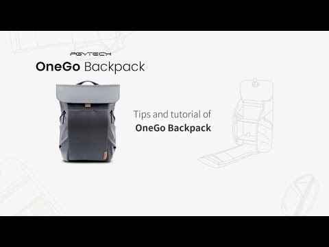 How to organize PGYTECH OneGo Backpack/Tips and tutorial