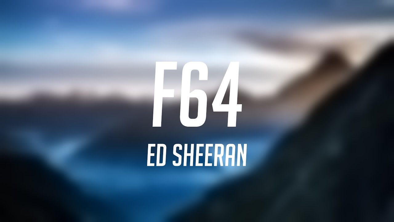 F64 Ed Sheeran (Visualized Lyrics) 🍀 YouTube