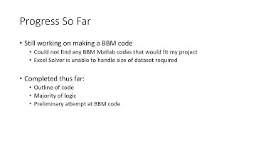 MEMS 5001 Project Progress Report