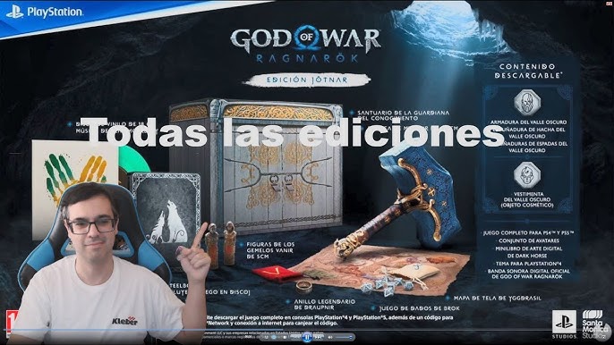 Unboxing God of War Ragnarök PS5 