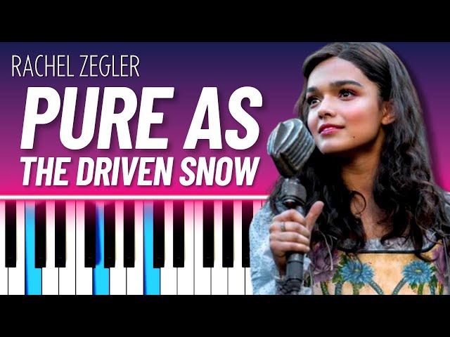 Pure As The Driven Snow (EASY PIANO TUTORIAL) - Rachel Zegler class=