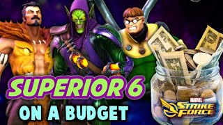 SUPERIOR 6 POWER HOUSE | Team Building Guide  - T4s, ISO 8 and More! | Marvel Strike Force | MSF