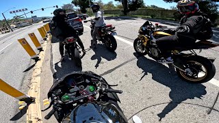 Ninja H2 & Friends Ride Malibu Canyon