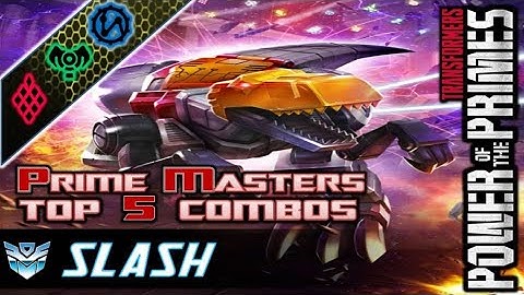 Slash Top 5 Prime Master Combos // Transformers Power of the Primes