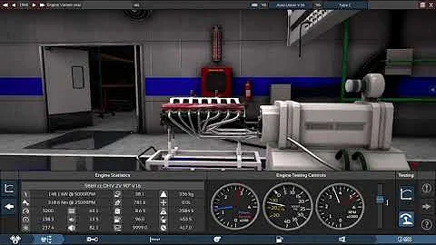 Automation  - 6 litre V16 5200 RPM sound test.
