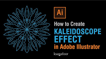 How to Create Kaleidoscope Effect in Adobe Illustrator | ksagafoor