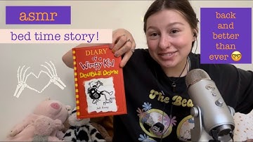 asmr | finishing diary of a wimpy kid: double down #asmr #bedtimestory #sleepy #stressrelief