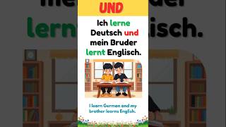 German Sentences with “UND” for A1–A2 🇩🇪 | Easy German Grammar 📚✨