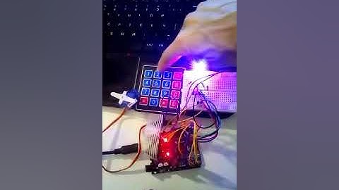 TAREA 1 CLASE 1 NIVEL 3  ROBÓTICA APLICADA. CONTROL DE SERVO Y RGB  CON TECLADO MATRICIAL #arduino