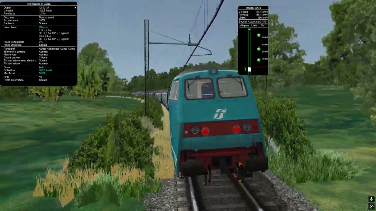 viaggio da Ivrea a Torino PN  su Open Rails