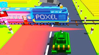 Driving Tank Crossy Brakes : Blocky Toon Racer - Game Android iOS screenshot 4
