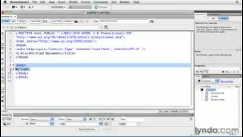 how to create your first website using dreamweaver pt 5