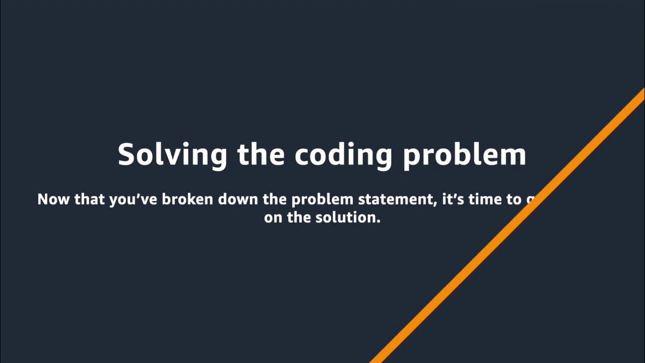 Solving the Coding Problem - YouTube