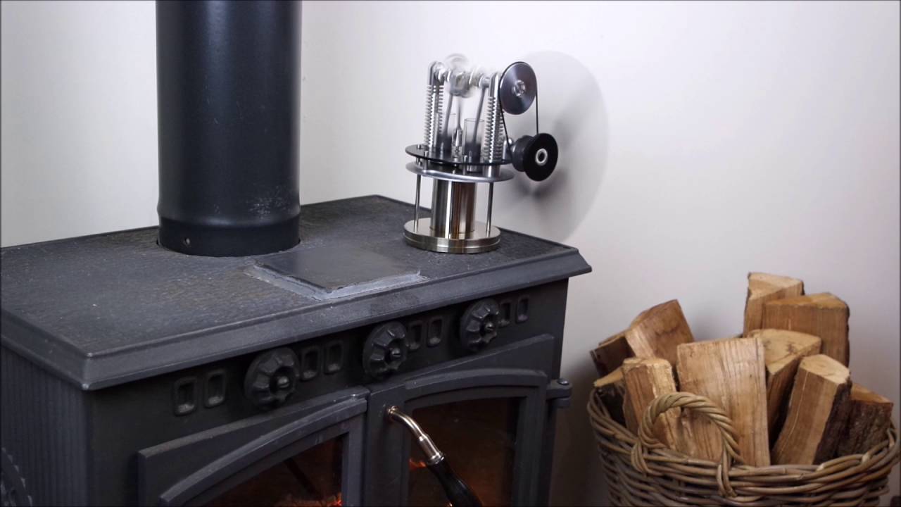 Warpfive Twinspeed Stove Fan - High Performance Stirling engine 