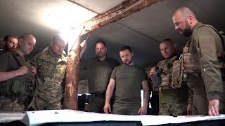 Зеленский посетил передовые позиции ВСУ на Южном направлении фронта (2023) Новости Украины