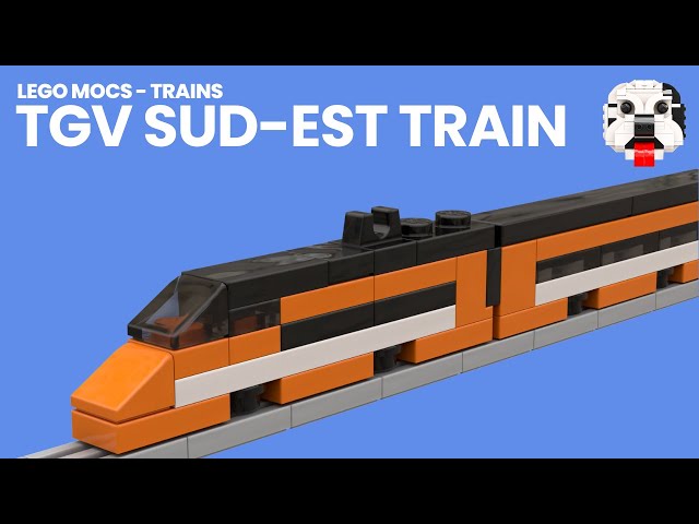 LEGO TGV Sud-Est Train MOC 