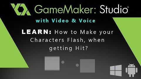 Game Maker Studio: How to Make your Characters Flash, when getting Hit?
