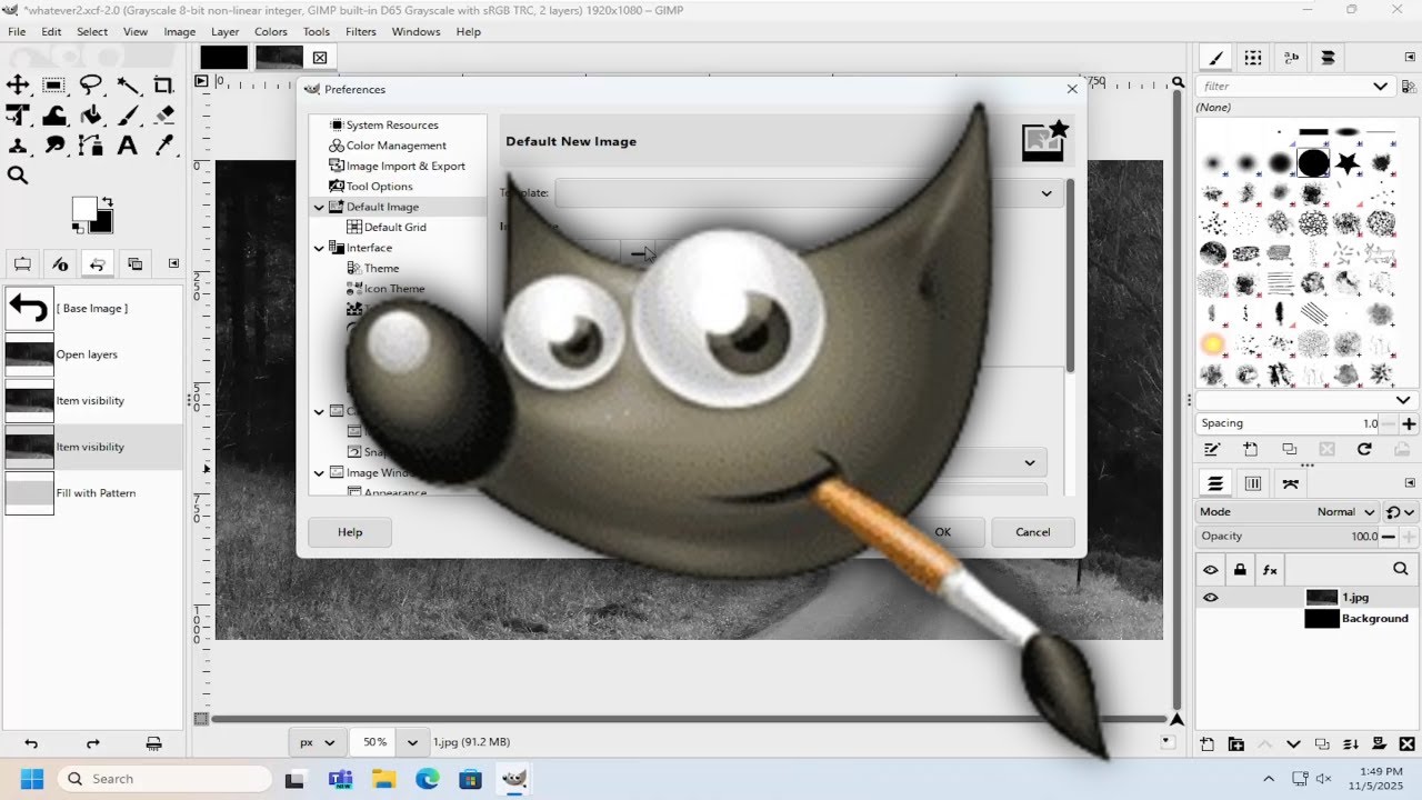 How To Change Default Image Size Dimensions on GIMP [Guide] @MDTechVideos