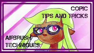Copic Tips and Tricks! - Airbrushing Techniques