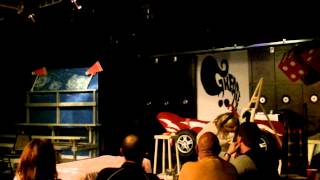 all greased up slumber party scene