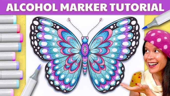 Tips for Using Alcohol Markers in Coloring Books - How to Avoid Bleeding  and Pilling — Art is Fun