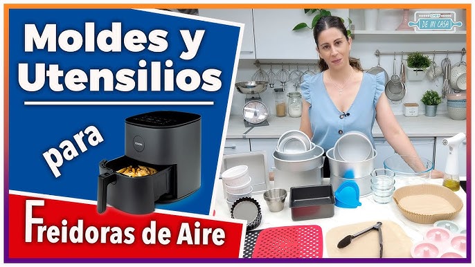 11 moldes aptos para la freidora dietética Cecofry 