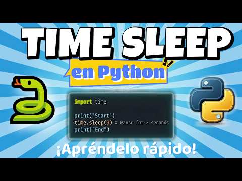 🕘 How to use TIME SLEEP in PYTHON 🕘 Add delay - MPardo Tech
