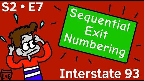 Interstate 93: Beware of Sequential Exit Numbering...