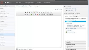 Sidebar/Content Selector In Canvas