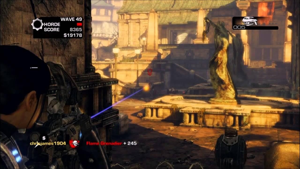 Gears of War 3 Insane Horde x3 Hard Mutators No Silverback on Aftermath YouTube