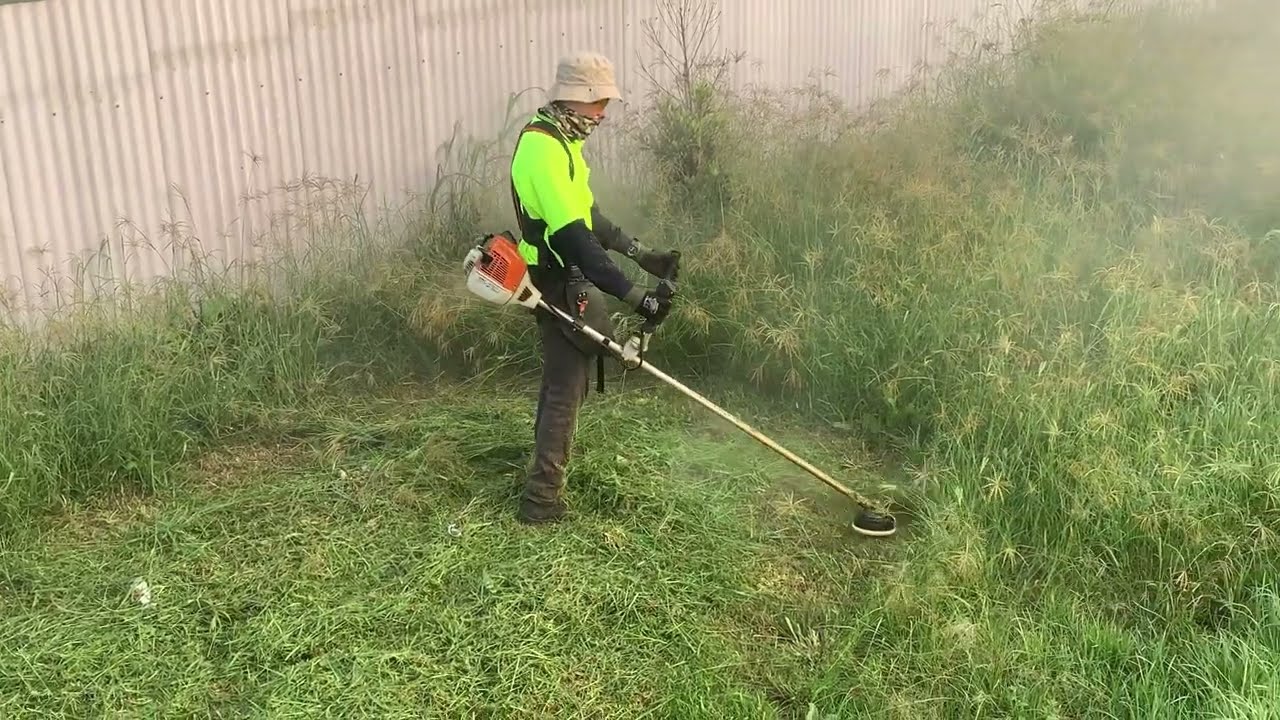 Clips Operating The STIHL FS240 Brushcutter Whipper snipper Trimmer - Review Incoming