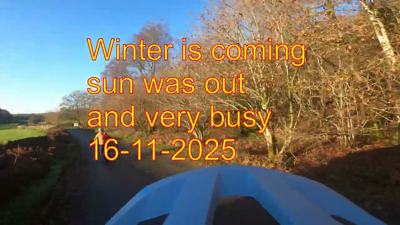 Xc emtb ride south lakes ...winter is coming we were cold at first til the sun came out 16-11-2025