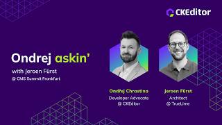 Ondrej Askin - Cms Summit 2026, Jeroen Fürst When The Cms World Aligns On Ai