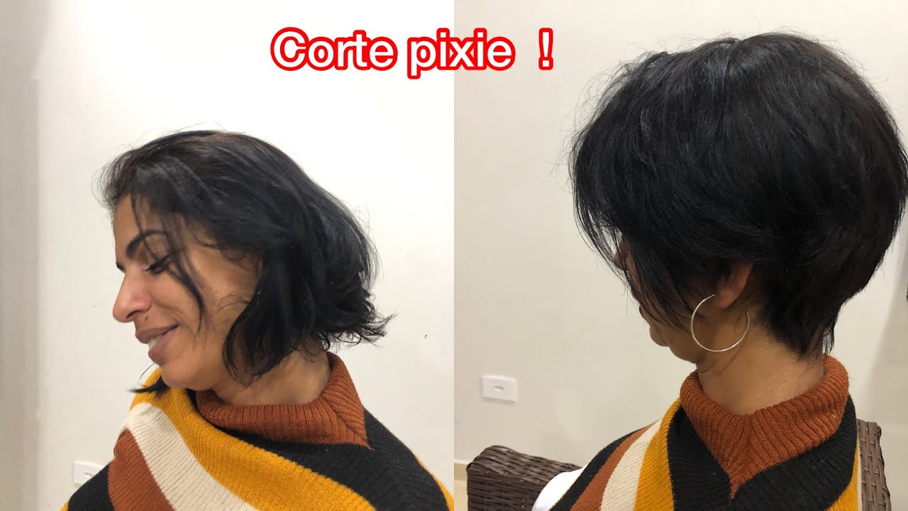 Como fazer corte pixie desfiado!