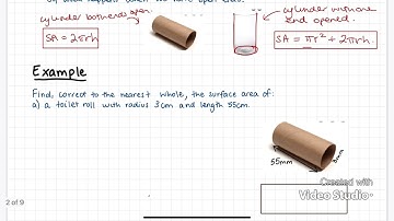Surface Area of Cylinder with open ends