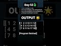 Day 52 Python Challenge #viral #trending #shorts #python #programming #coding #learning  #song #code