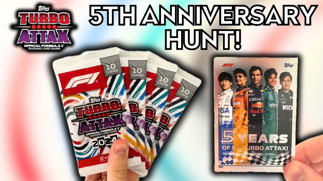 20 PACKS TO FIND A RARE 5TH ANNIVERSARY CARD | TOPPS F1 TURBO ATTAX 2024 | 20 PACK OPENING! 20 PACKS TO FIND A RARE 5TH ANNIVERSARY CARD | TOPPS F1 TURBO ATTAX 2024 | 20 PACK OPENING!