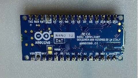 Arduino Nano 33 IOT -  Getting started