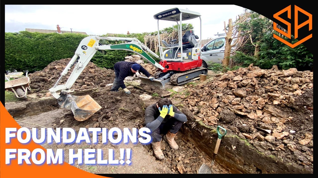 NEW EXTENSION PROJECT.. SUPER TOUGH DIG - YouTube