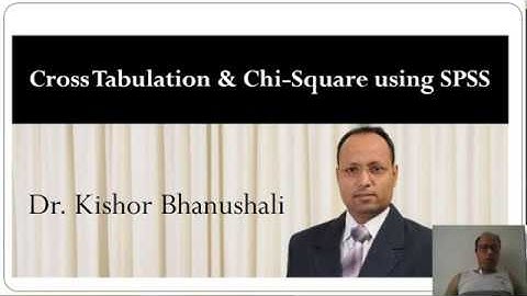 Cross Tabulation and Chi Square using SPSS