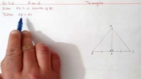 Chapter:7 Ex.7.2 (Q.1,2) Triangles | Ncert Maths Class 9 | Cbse.