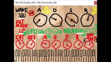 My First Synth by NoFish Productions free 64-bit Vst Plugins