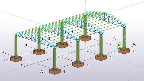 STEEL TRUSS IN TEKLA PART TWO 2