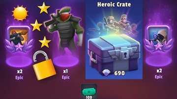 Guns Up Mobile(After Spending a lot of Gems&Tickets,Heroic&Supply Crates, Finally Got Shock Troops🔥)